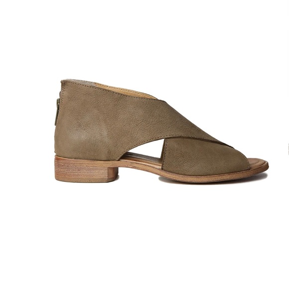 Band of Gypsies BOG Collectives Venice Wrap leather sandals w/ zipper back 👡 - Picture 4 of 7